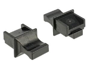 Delock 64020 - RJ-45 - Black - Acrylonitrile butadiene styrene (ABS) - 10 pc(s)
